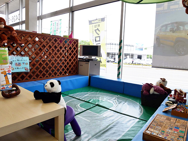 カーライフハギワラお子様も安心